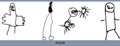 poor draughtsman